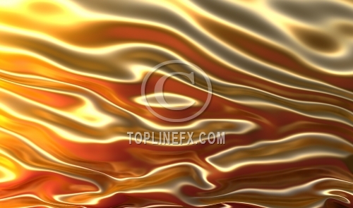 Abstract golden waved cloth background