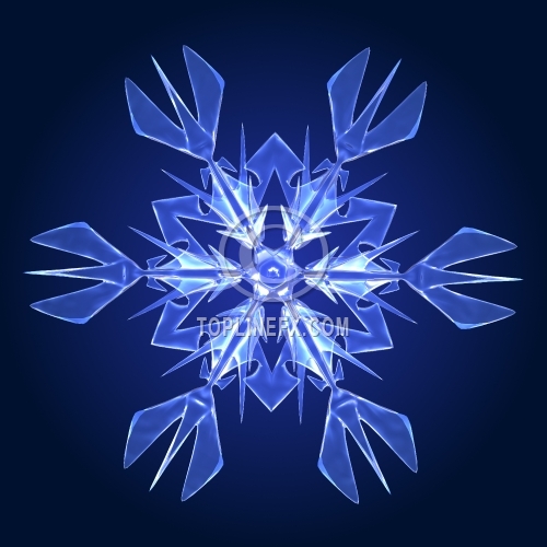 Abstract snowflake 