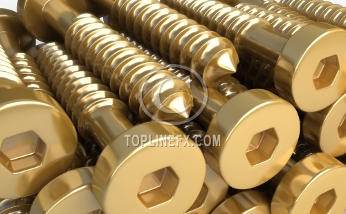 Brass Hexagon  screws