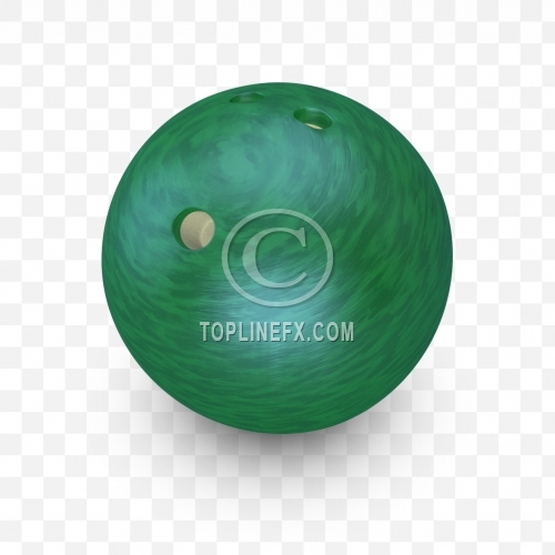 Green Bowling Ball