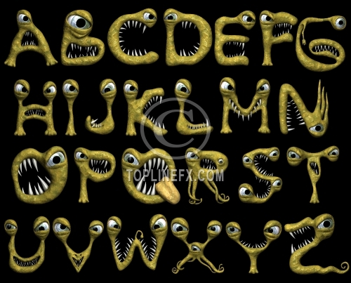 Halloween alphabet