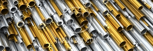 Metal round pipes