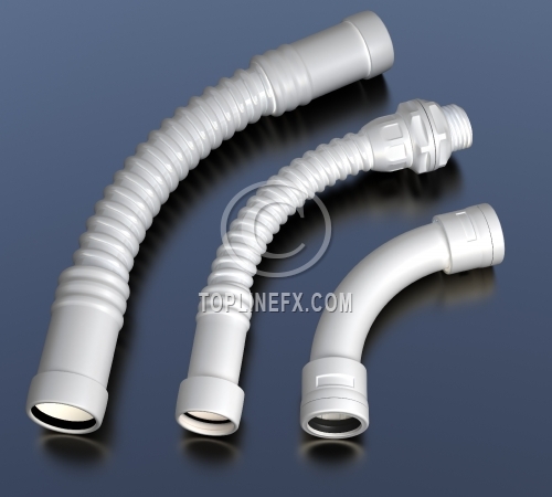 Plastic hoses with connectors