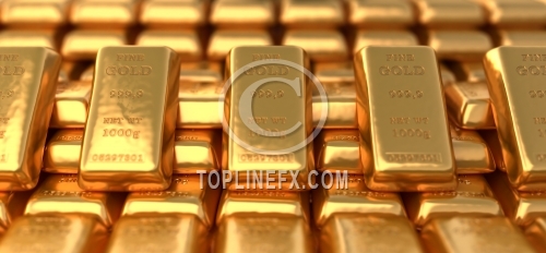 Gold Bar Stack For Finance Sector Illustration