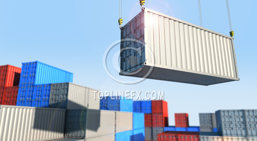 Shipping Containers Cargo Port